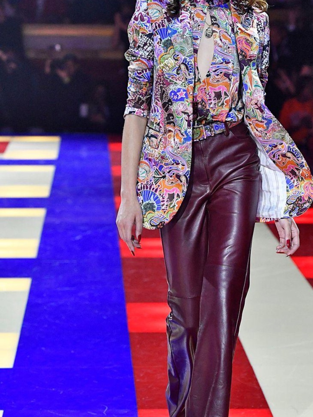 Tommy Hilfiger Multicolor Paisley Print Blazer - Picture 2 of 7